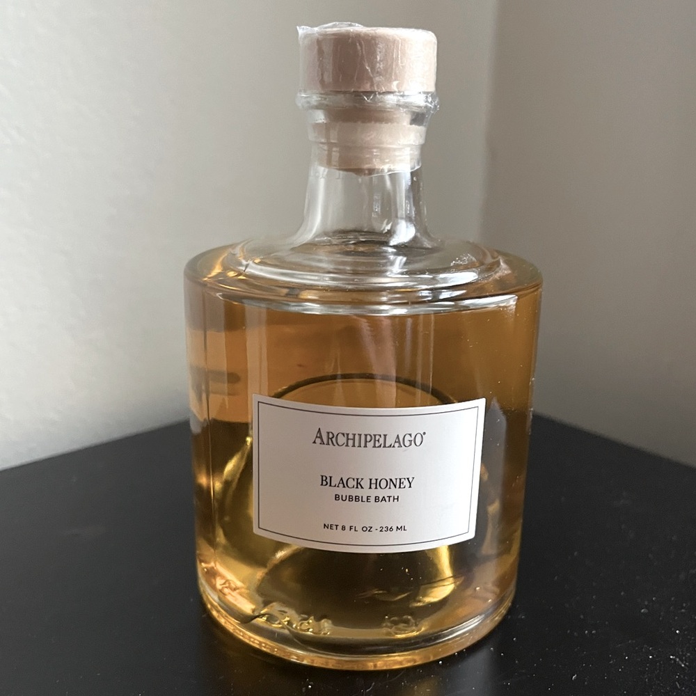 New ARCHIPELAGO Black Honey BUBBLE BATH Soap 8fl oz
